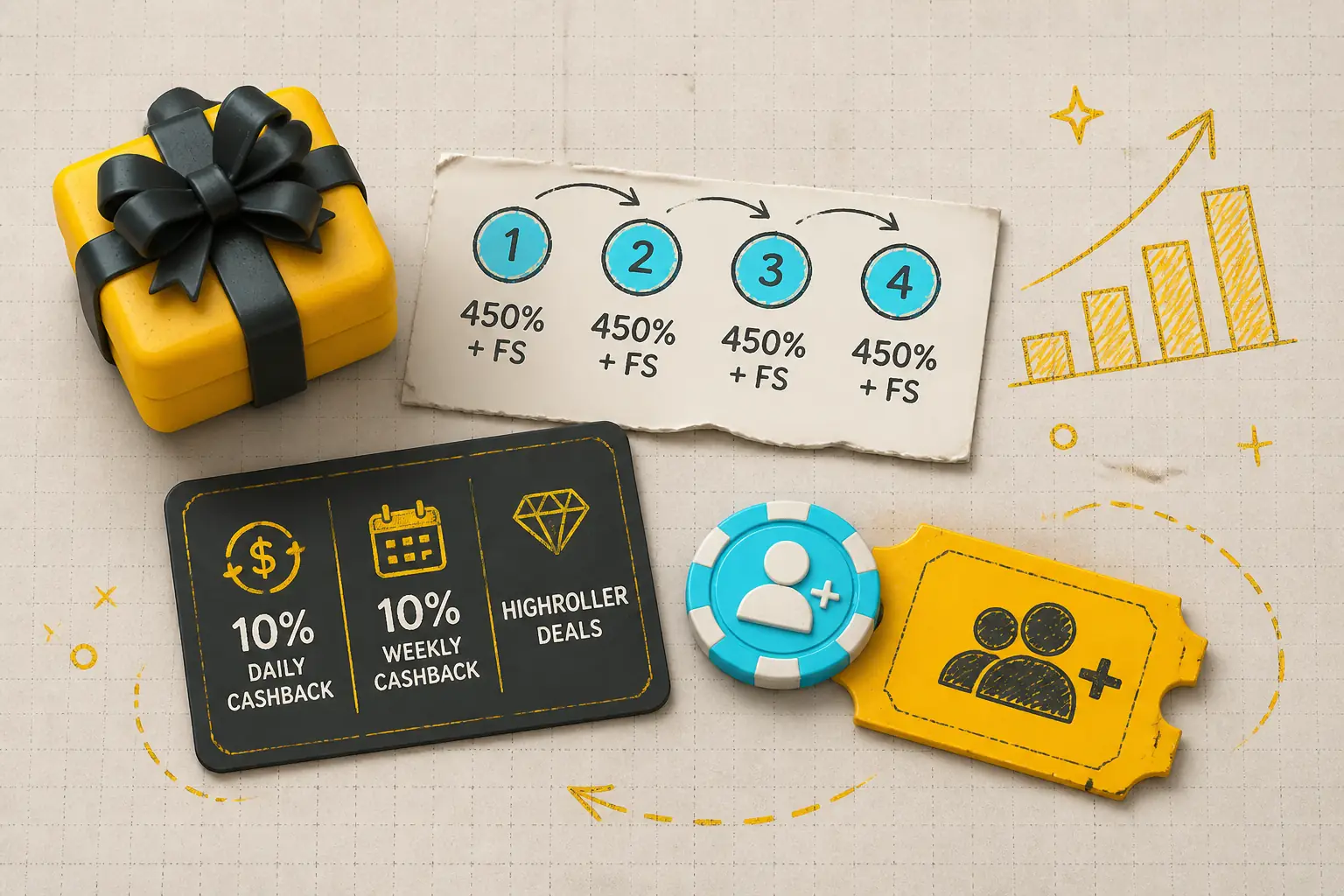 Snatch Casino Bonus visual guide for Snatch Casino